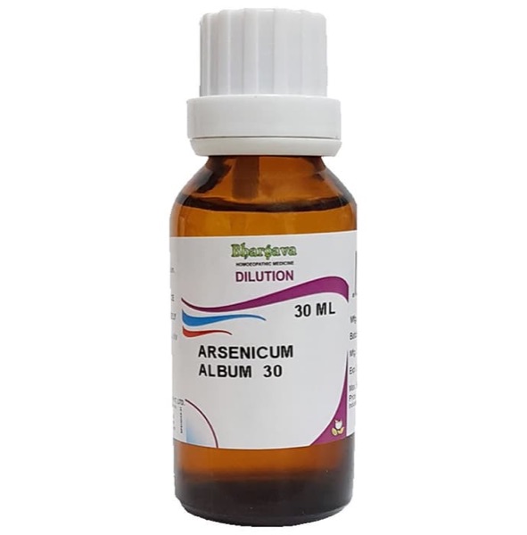 Bhargava Arsenicum Album 30 Dilution (30ml Each) pack