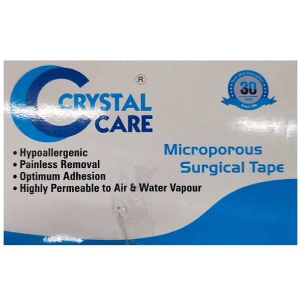 Crystal Care Microporous Surgical Tape 5m x 8m pack