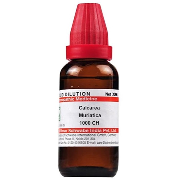 Dr Willmar Schwabe India Calcarea Muriatica Dilution 1000 CH pack