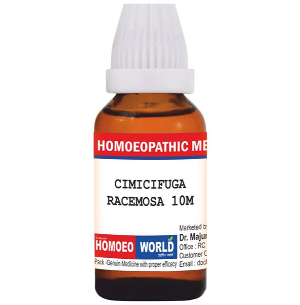 Dr. Majumder Homeo World Cimicifuga Racemosa Dilution(30ml Each) 10M pack