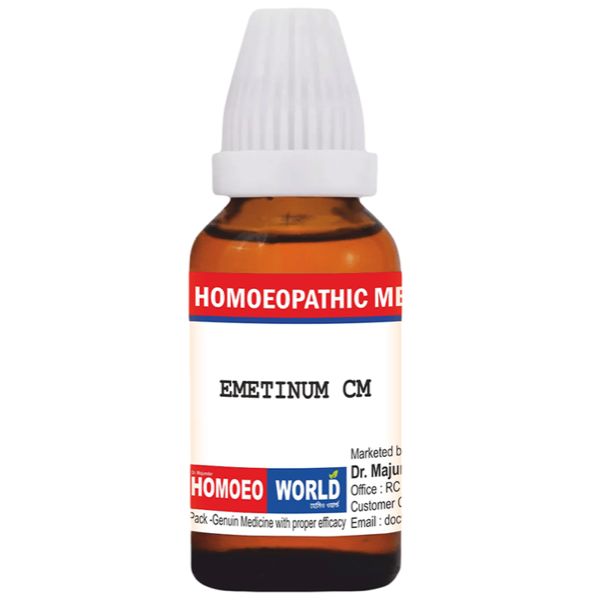 Dr. Majumder Homeo World Emetinum Dilution (30ml Each) CM pack