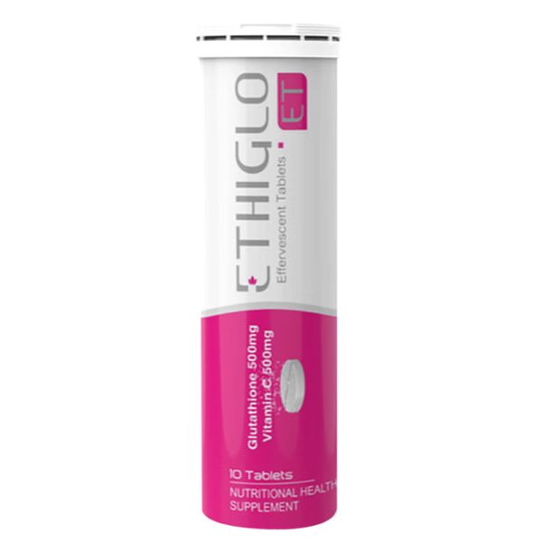 Ethiglo ET with Glutathione & Vitamin C for Skin Health | Effervescent Tablet pack