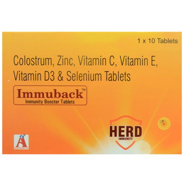 Immuback Immunity Booster Tablet pack