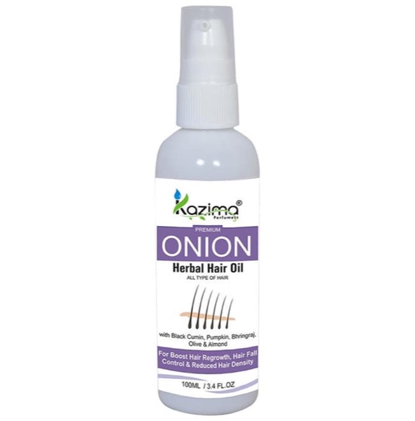 Kazima Premium Onion Herbal Hair Oil pack