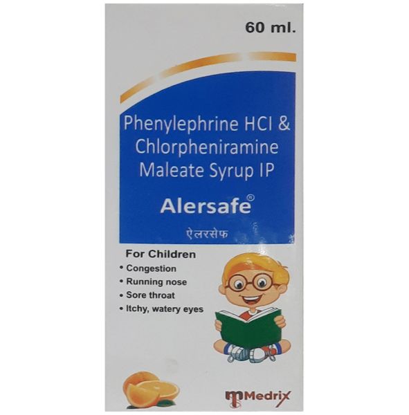 Alersafe 2mg/5mg Syrup pack