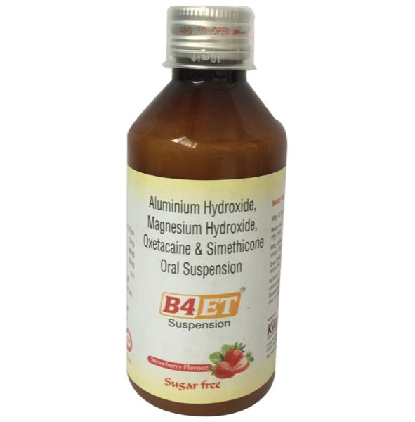 B4ET Oral Suspension Strawberry Sugar Free pack