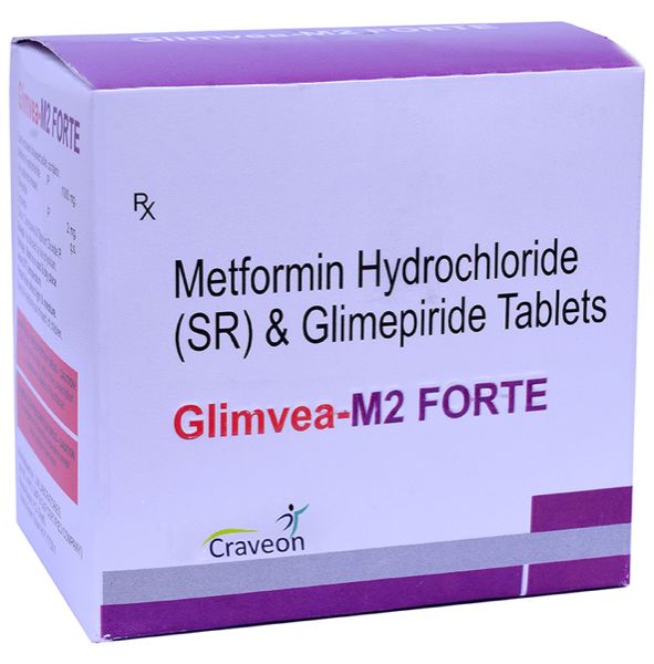 Glimvea-M 2 Forte Tablet SR pack