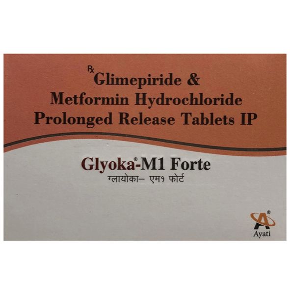 Glyoka-M1 Forte Tablet PR pack