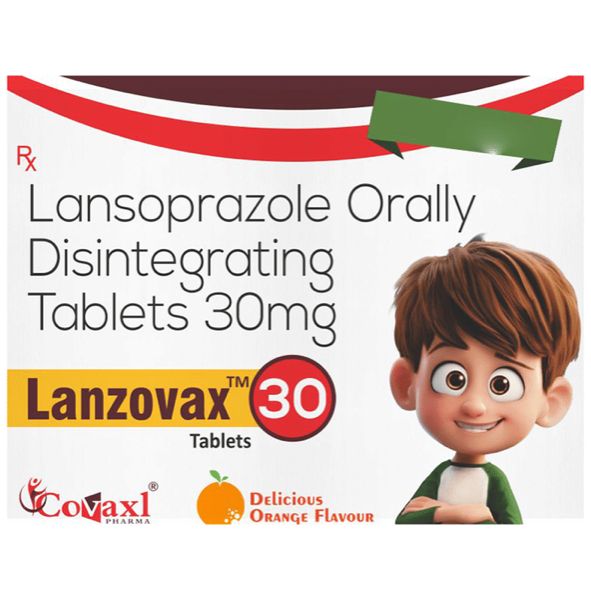 Lanzovax 30 Tablet DT Delicious Orange pack