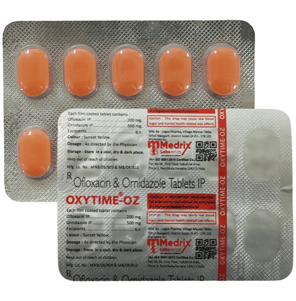 Oxytime OZ 200mg/500mg Tablet pack