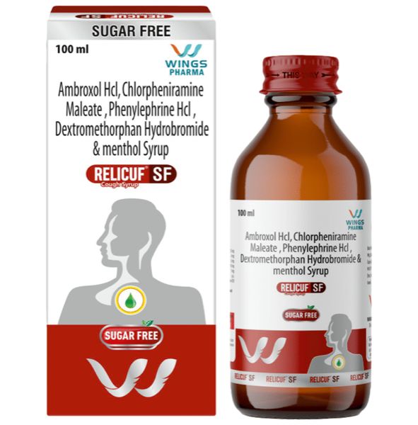 Relicuf SF Cough Syrup Sugar Free pack