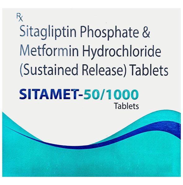 Sitamet 50/1000 Tablet SR pack