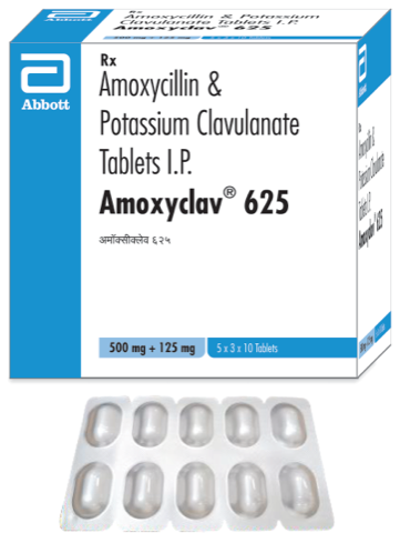 Amoxyclav 625 (10s) pack